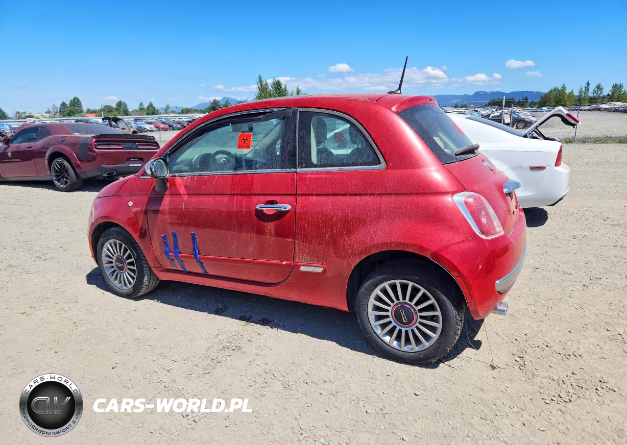 2012 Fiat 500 Lounge VIN:3C3CFFCR1CT117946 - 2