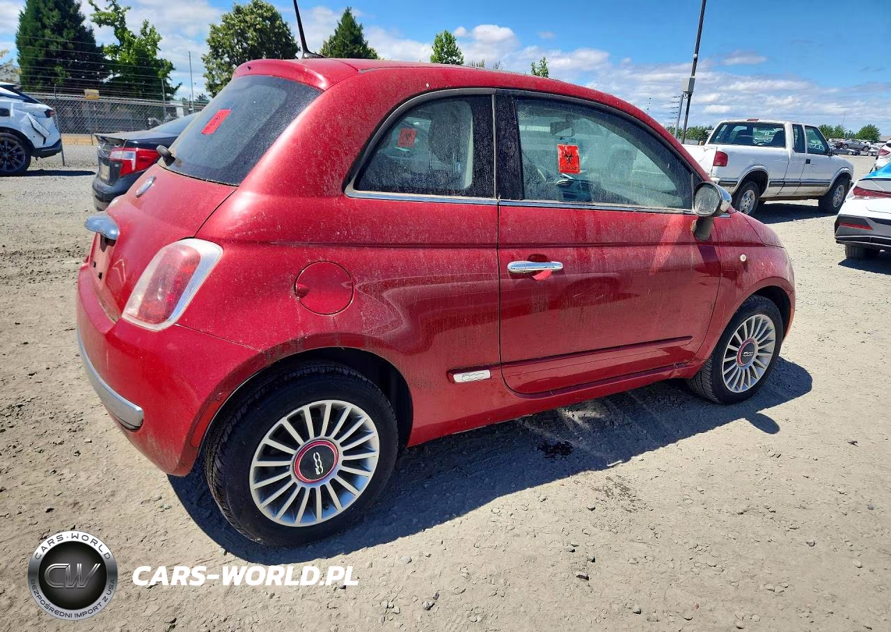 2012 Fiat 500 Lounge VIN:3C3CFFCR1CT117946 - 3