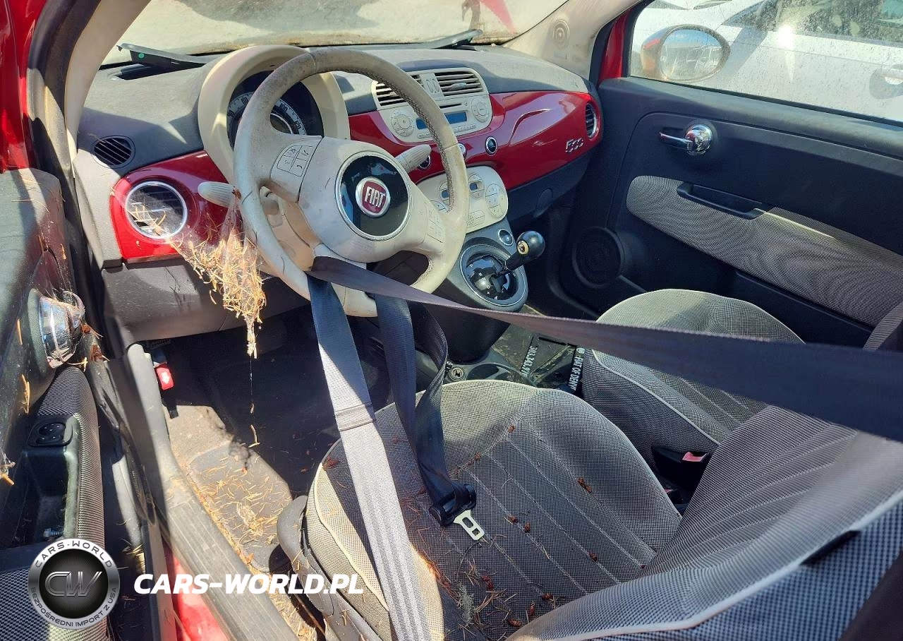 2012 Fiat 500 Lounge VIN:3C3CFFCR1CT117946 - 8