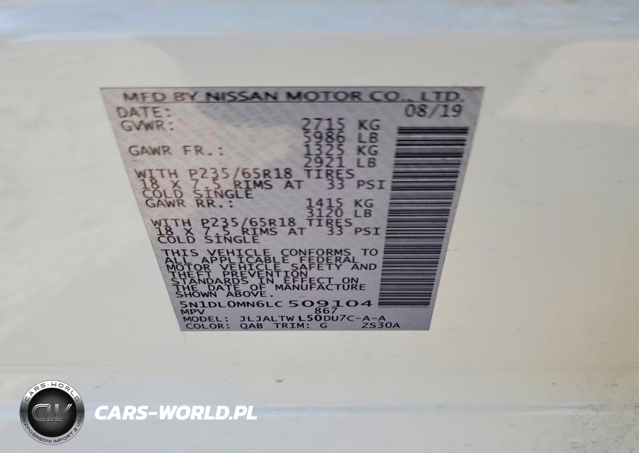 2020 Infiniti Qx60 Luxe VIN:5N1DL0MN6LC509104 - 13