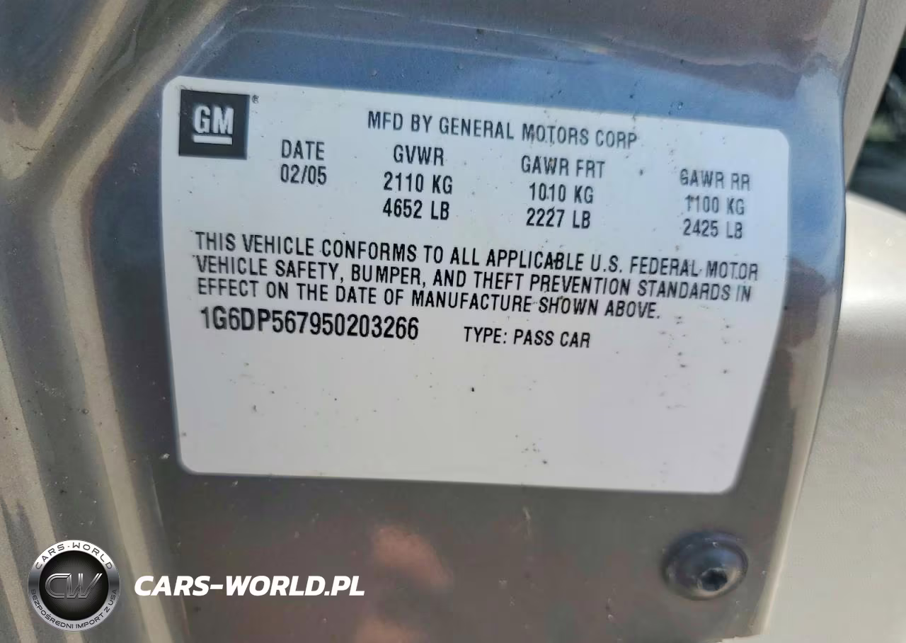 2005 Cadillac Cts Hi Feature V6 VIN:1G6DP567950203266 - 12