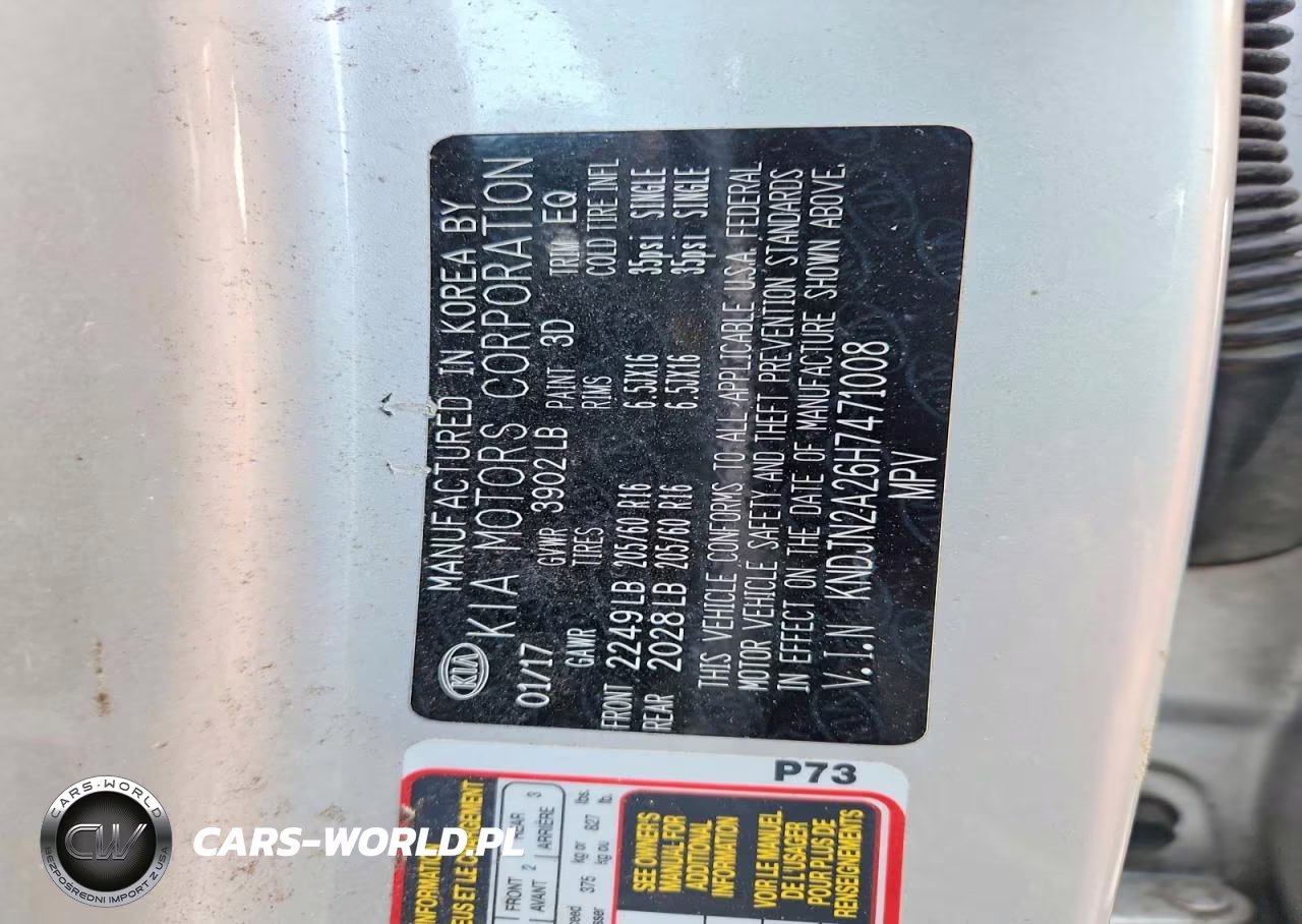 2017 Kia Soul Base VIN:KNDJN2A26H7471008 - 12