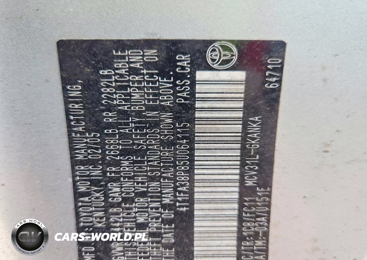 2005 Toyota Camry Solara Se V6 VIN:4T1FA38P85U064115 - 13