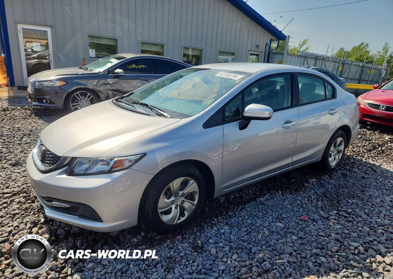 2015 Honda Civic Lx VIN:19XFB2F56FE012737 - 1
