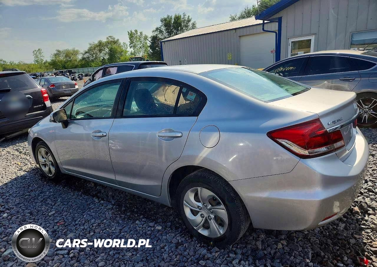 2015 Honda Civic Lx VIN:19XFB2F56FE012737 - 2
