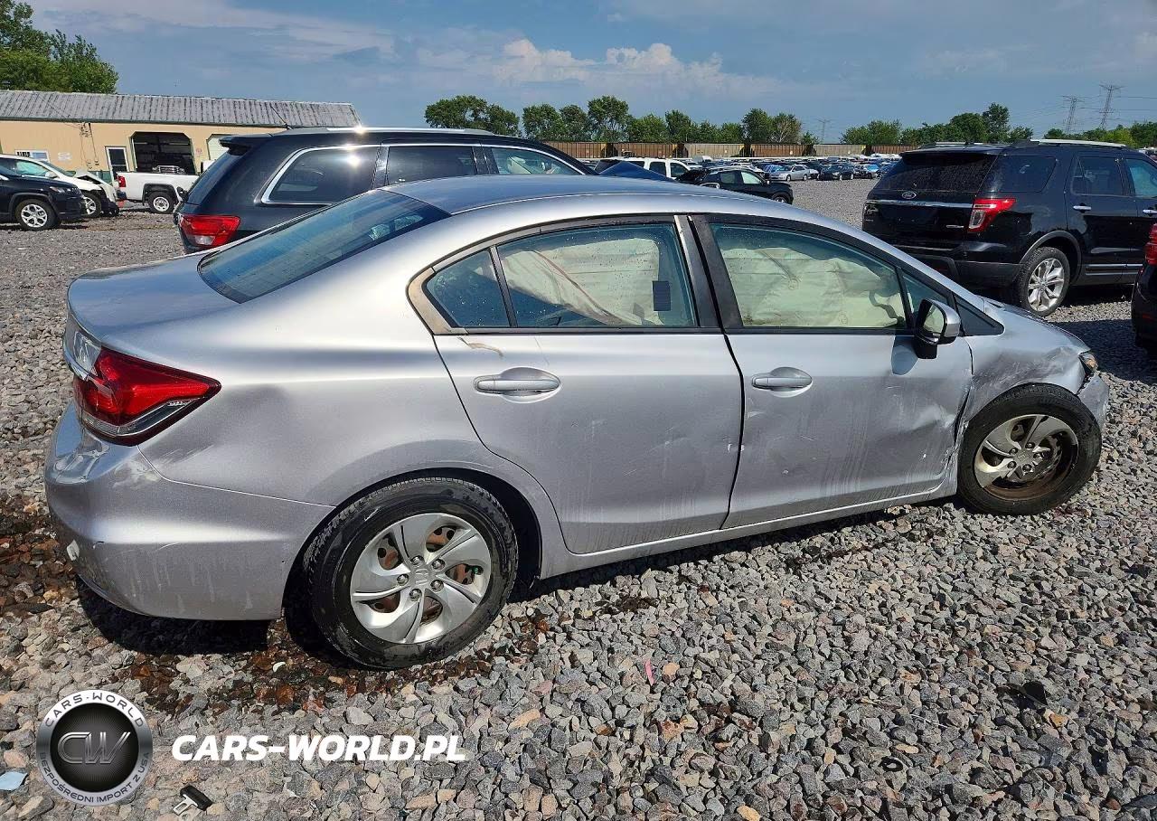 2015 Honda Civic Lx VIN:19XFB2F56FE012737 - 3