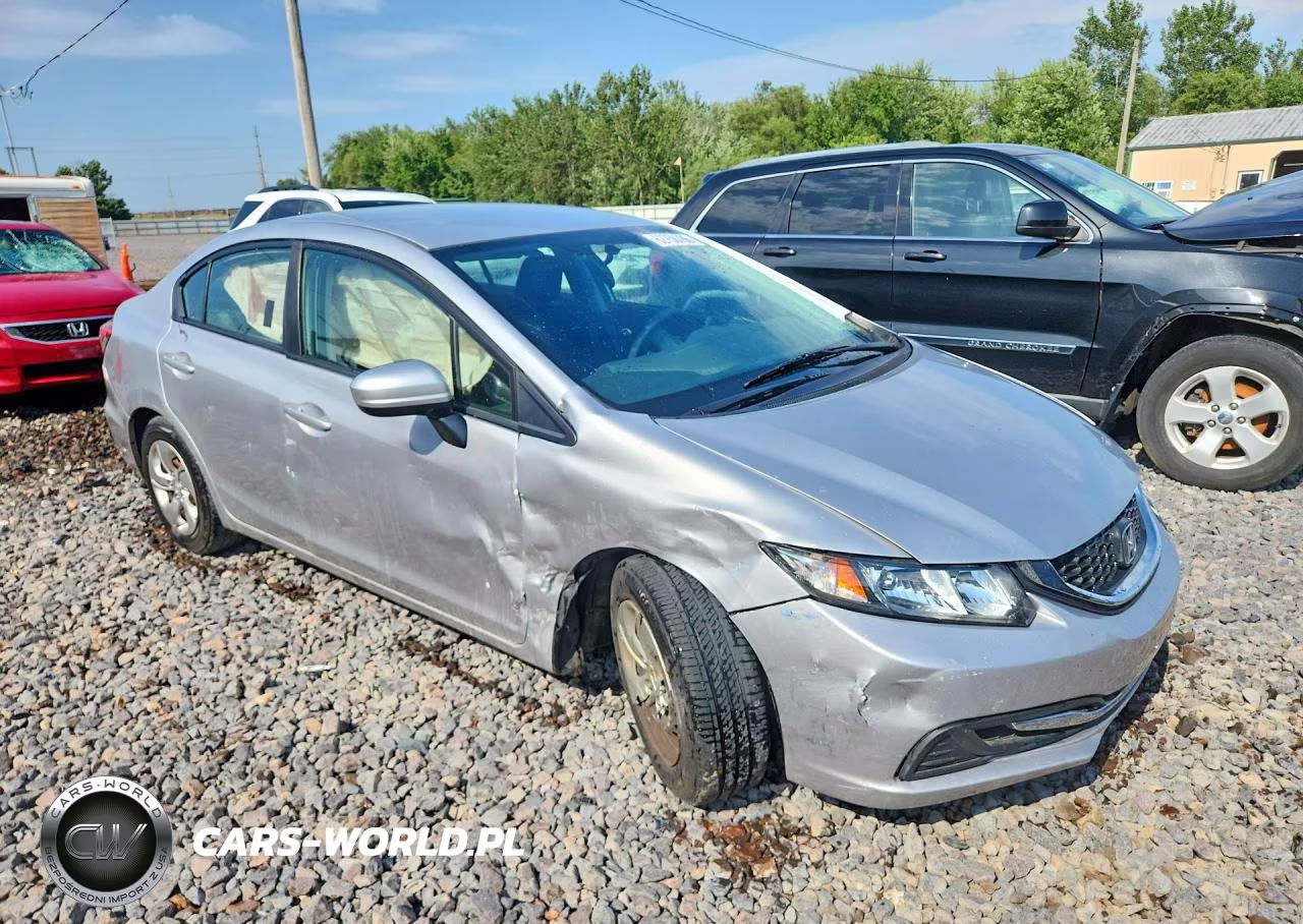 2015 Honda Civic Lx VIN:19XFB2F56FE012737 - 4