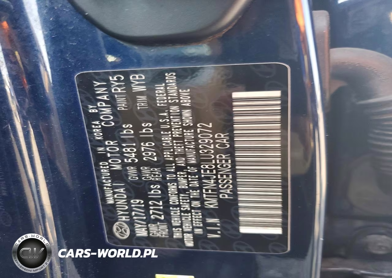 2020 Genesis G80 3.8 VIN:KMTFN4JE8LU329072 - 12