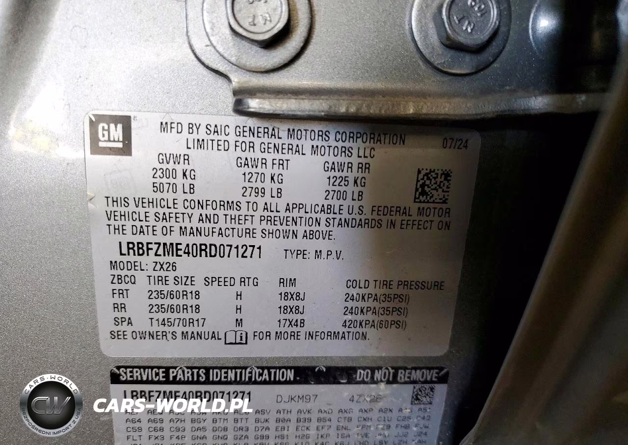 2024 Buick Envision Preferred VIN:LRBFZME40RD071271 - 13
