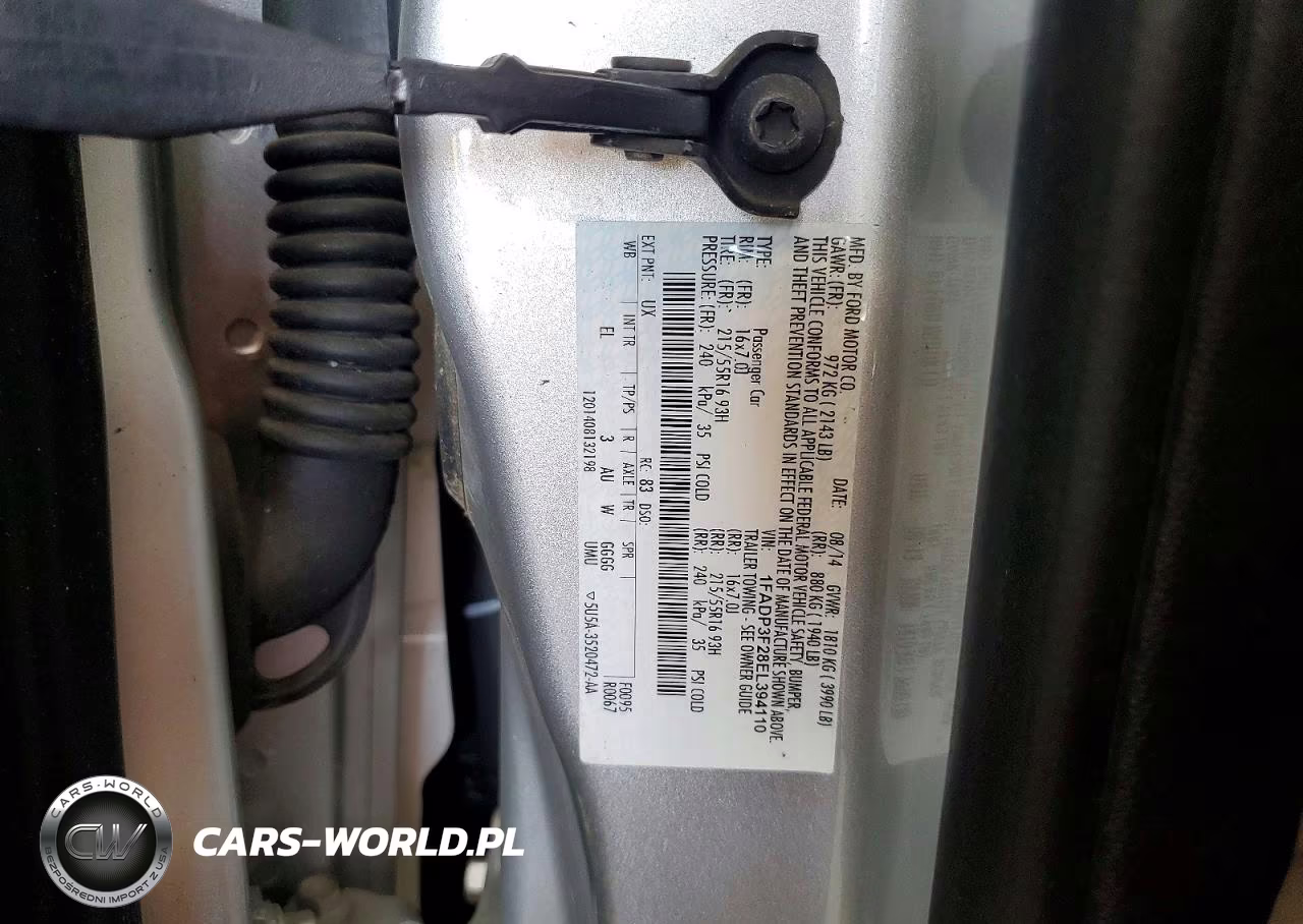 2014 Ford Focus Se VIN:1FADP3F28EL394110 - 12