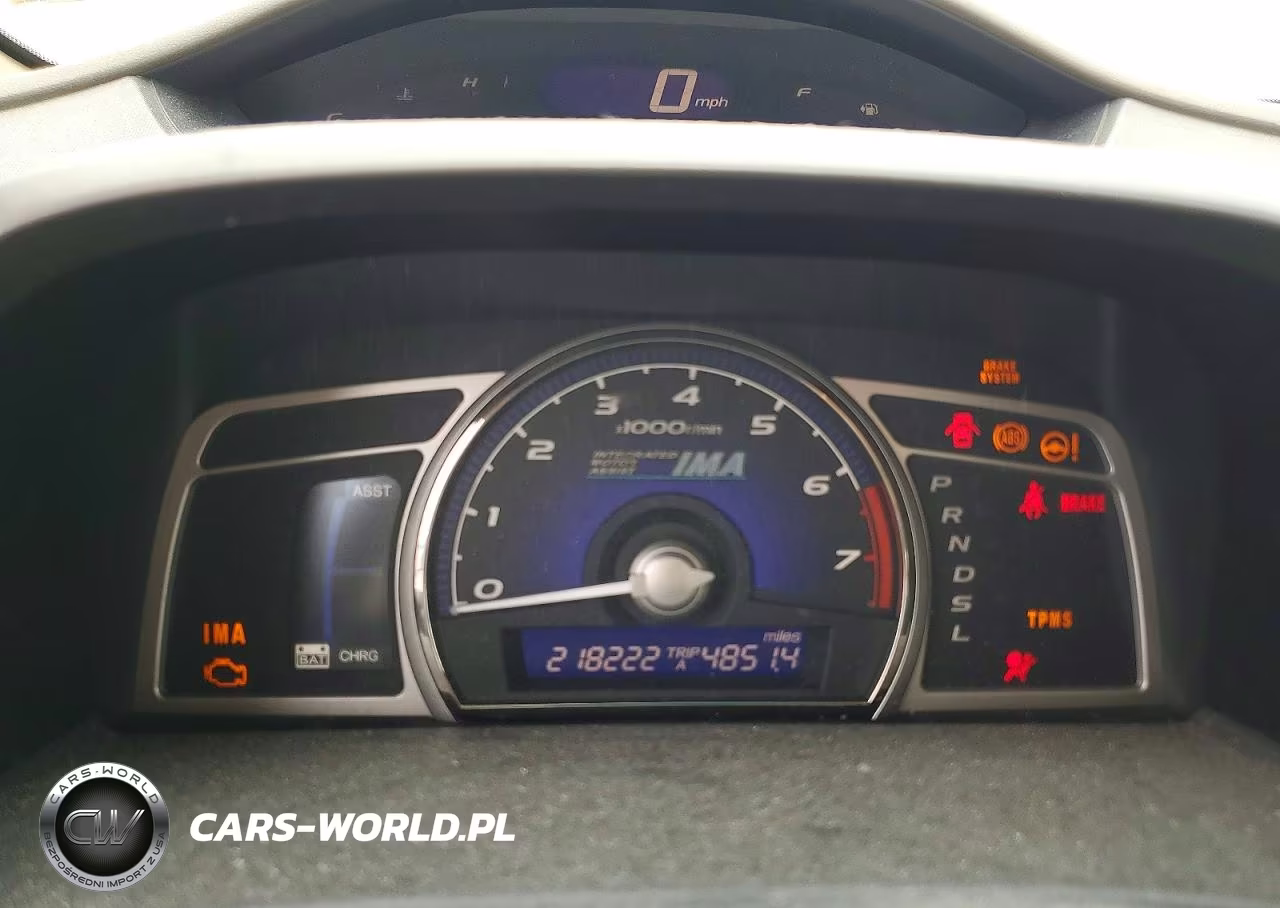 2008 Honda Civic Hybrid VIN:JHMFA36228S019892 - 9