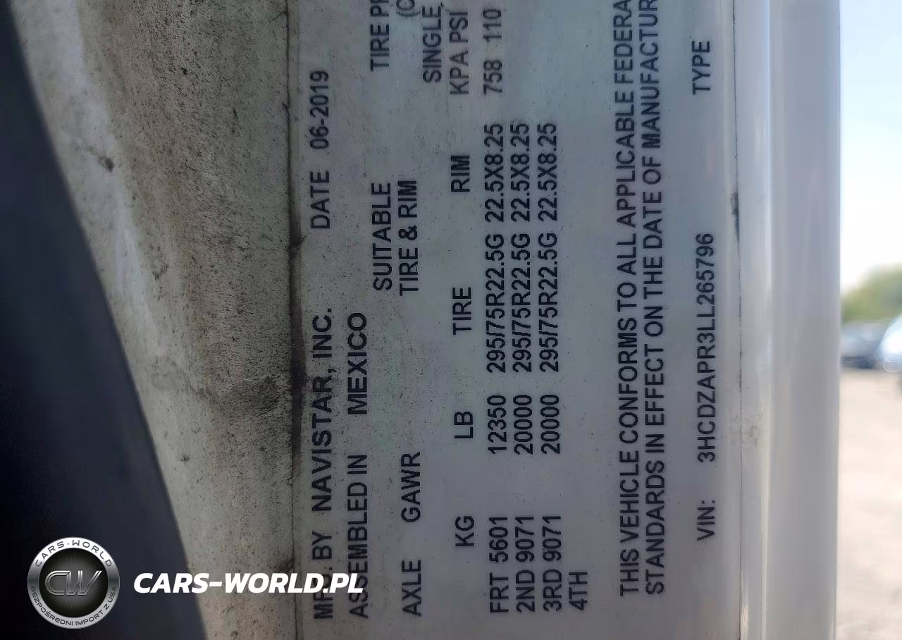 2020 International Lt625 Semi Truck VIN:3HCDZAPR3LL265796 - 12