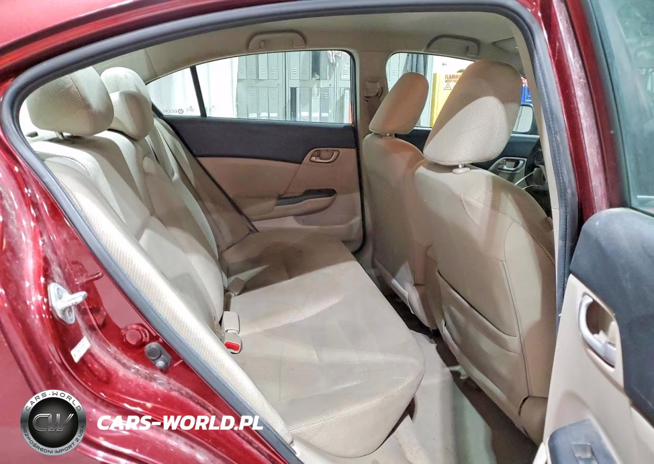 2012 Honda Civic Lx VIN:2HGFB2F59CH609284 - 10