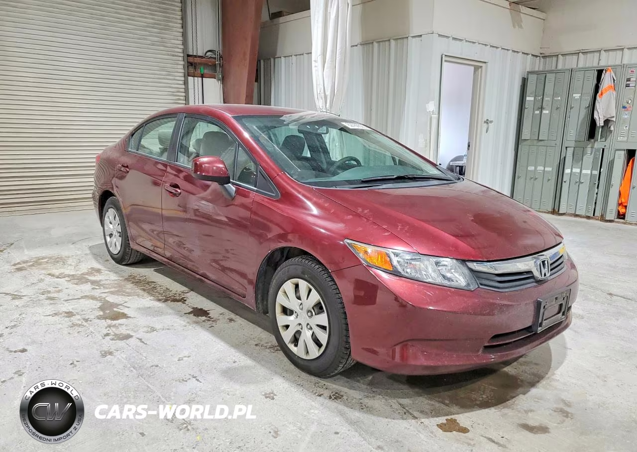 2012 Honda Civic Lx VIN:2HGFB2F59CH609284 - 4