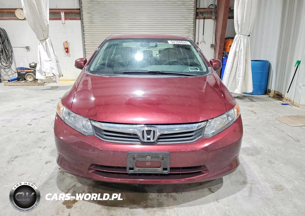 2012 Honda Civic Lx VIN:2HGFB2F59CH609284 - 5