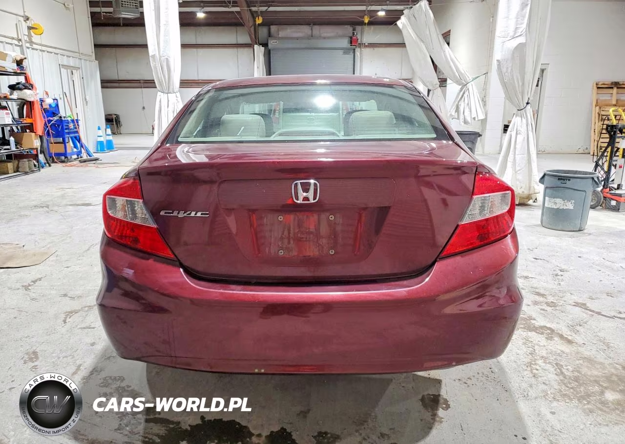 2012 Honda Civic Lx VIN:2HGFB2F59CH609284 - 6