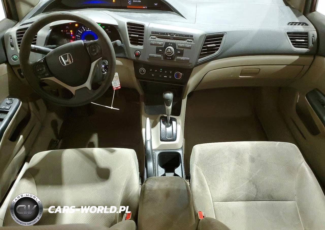 2012 Honda Civic Lx VIN:2HGFB2F59CH609284 - 8