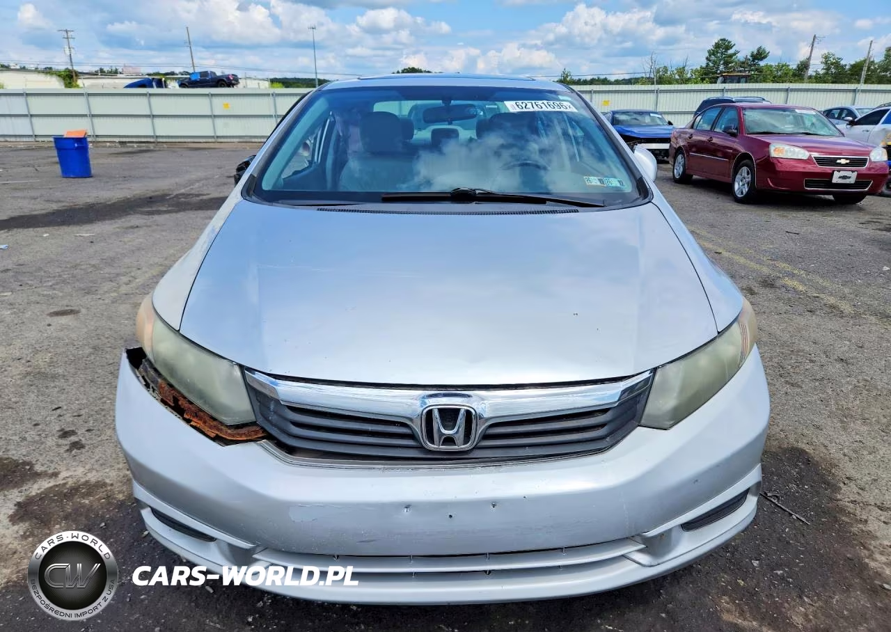 2012 Honda Civic Exl VIN:19XFB2F94CE300335 - 5