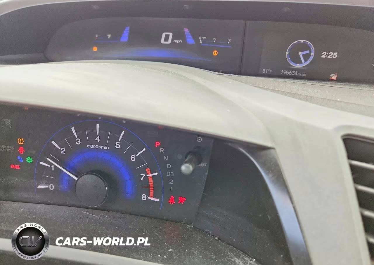 2012 Honda Civic Exl VIN:19XFB2F94CE300335 - 9