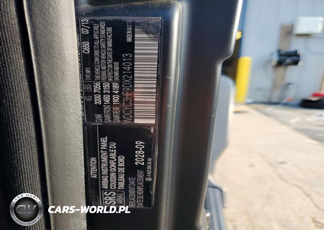 2013 Mercedes-Benz G 550 VIN:WDCYC3HF9DX214013 - 12