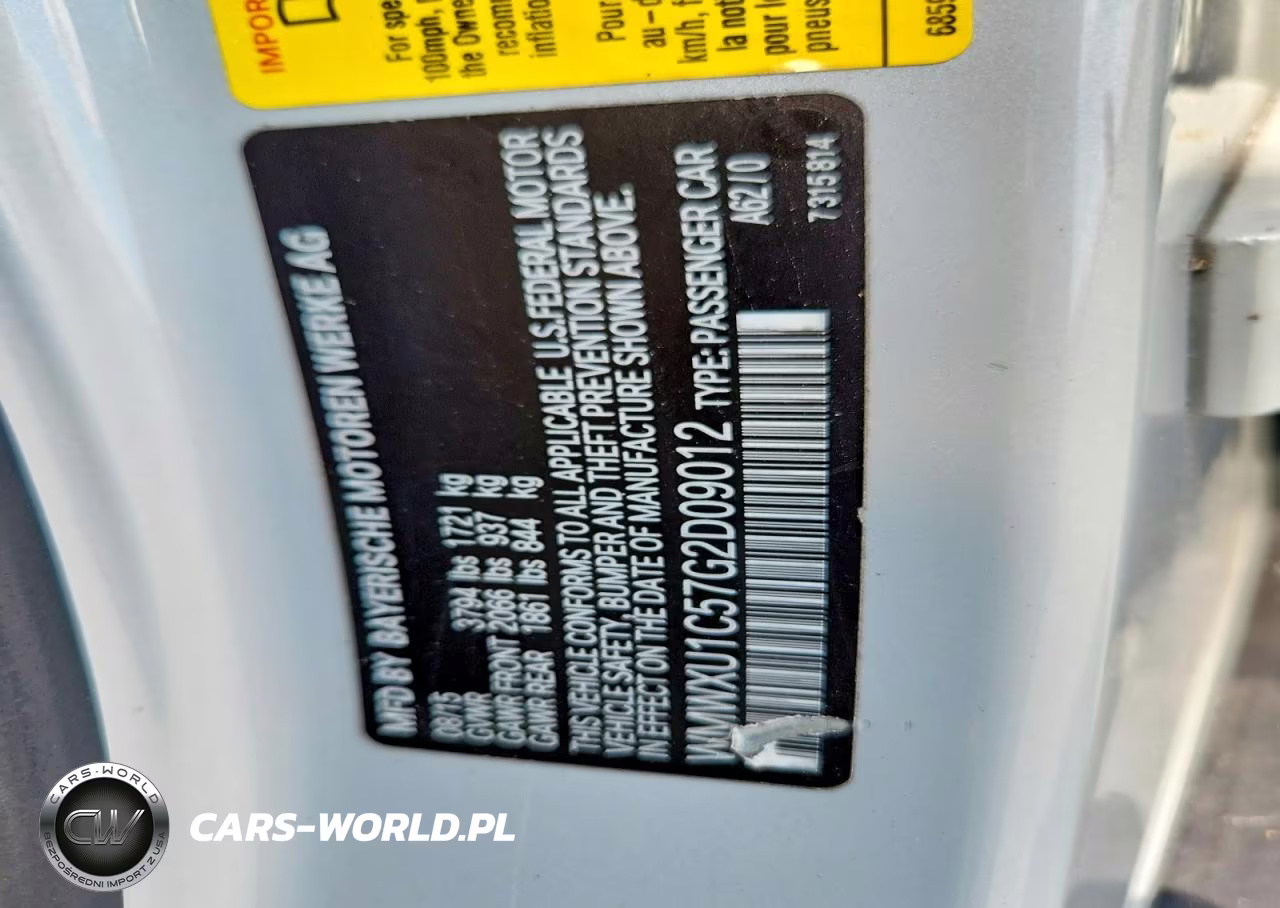 2016 Mini Cooper VIN:WMWXU1C57G2D09012 - 12