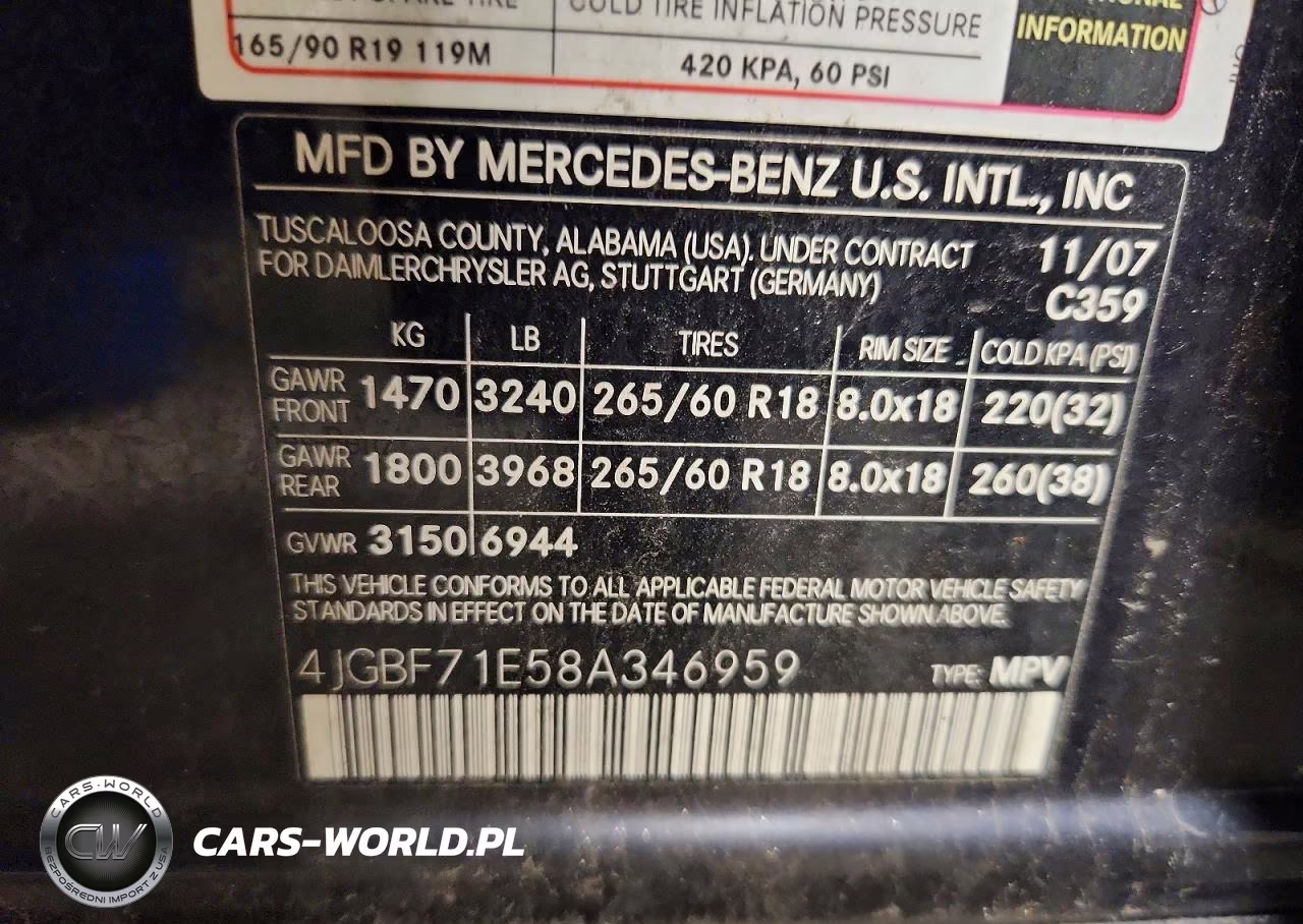 2008 Mercedes-Benz Gl 450 4Matic VIN:4JGBF71E58A346959 - 13