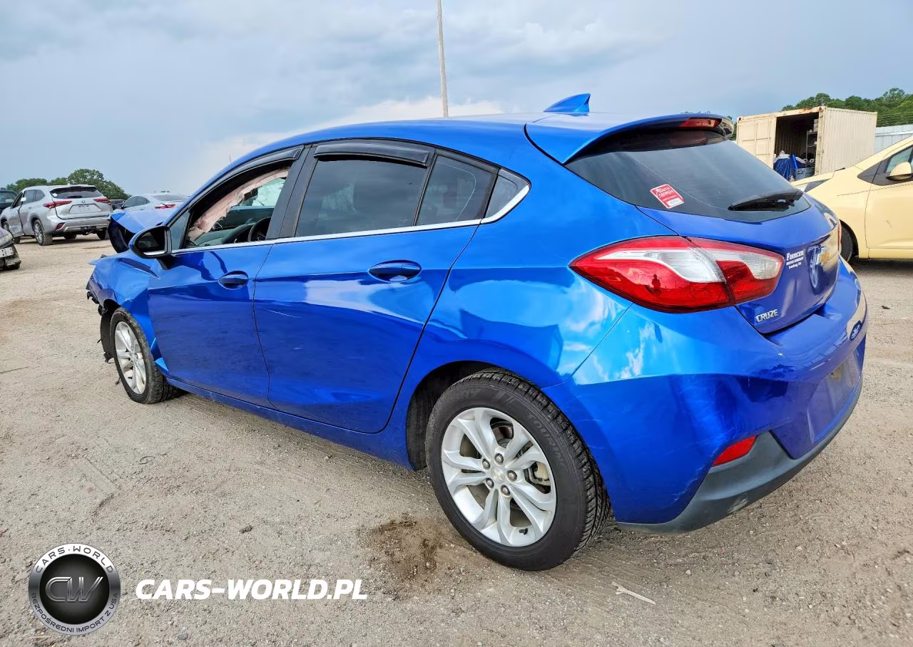 2019 Chevrolet Cruze Lt VIN:3G1BE6SM7KS564312 - 2