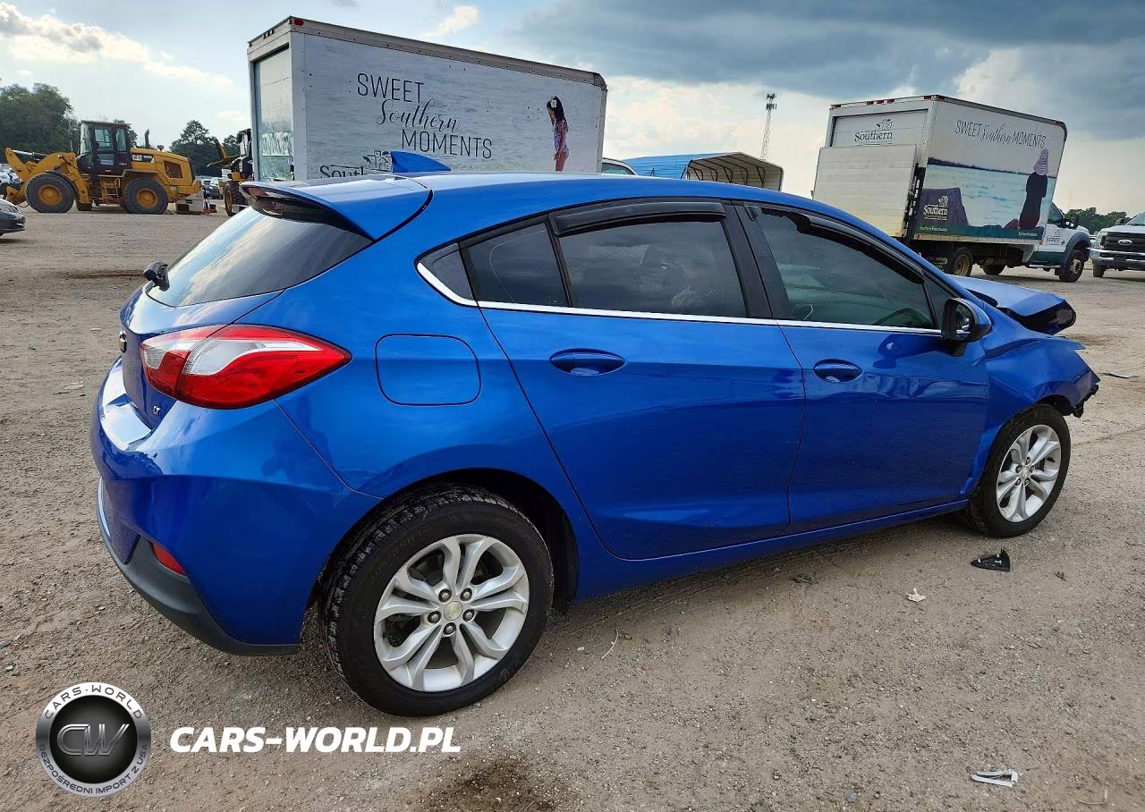 2019 Chevrolet Cruze Lt VIN:3G1BE6SM7KS564312 - 3