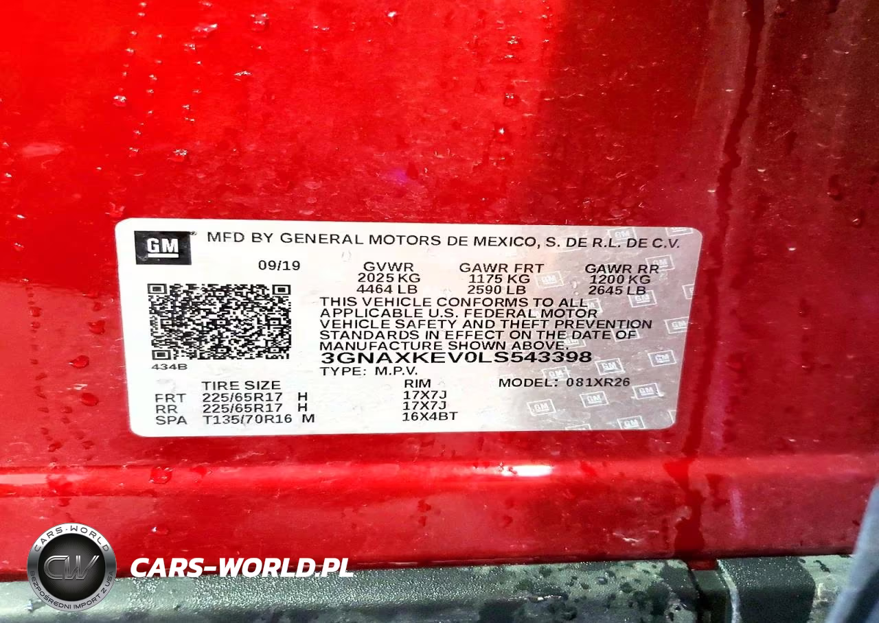 2020 Chevrolet Equinox Lt VIN:3GNAXKEV0LS543398 - 13
