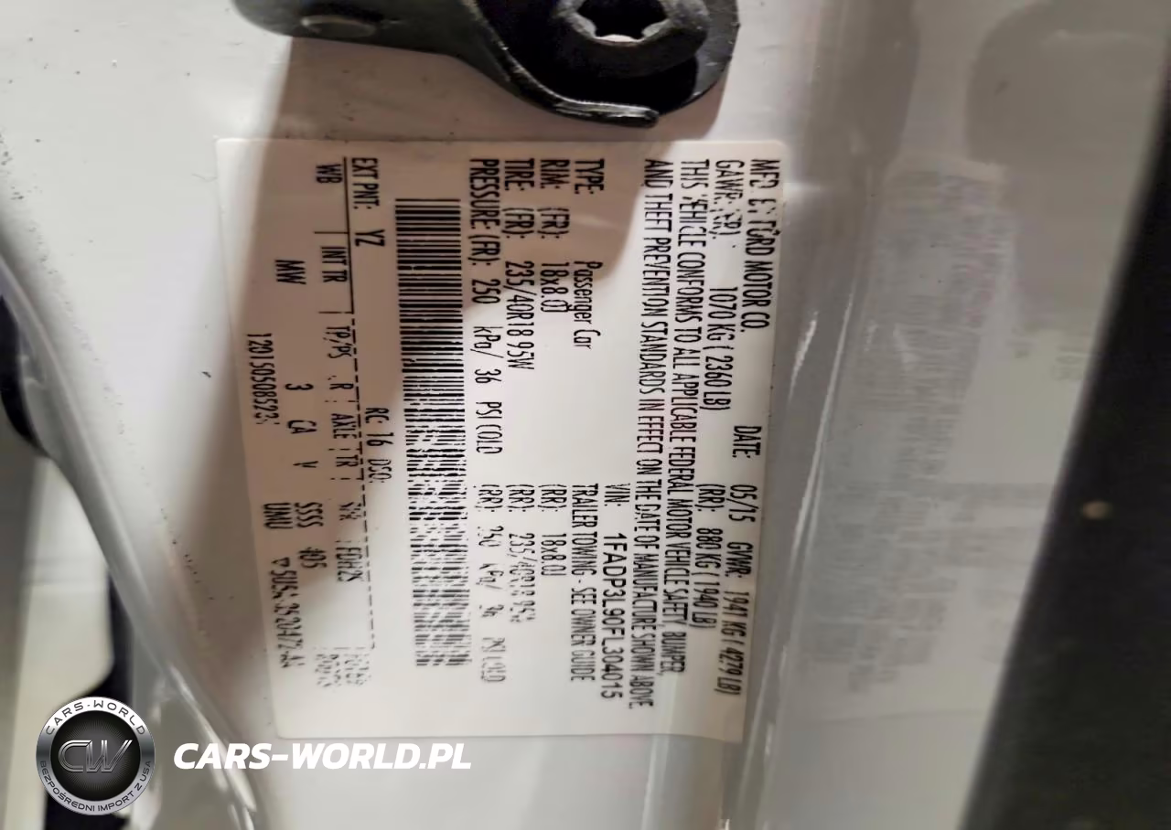 2015 Ford Focus St VIN:1FADP3L90FL304015 - 13