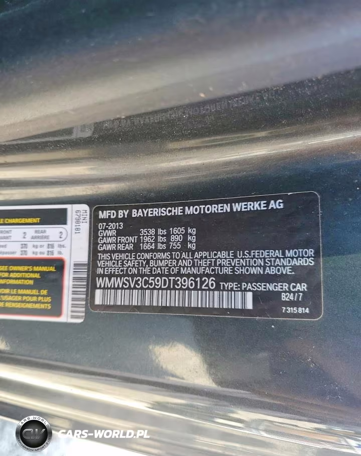 2013 Mini Cooper S VIN:WMWSV3C59DT396126 - 12
