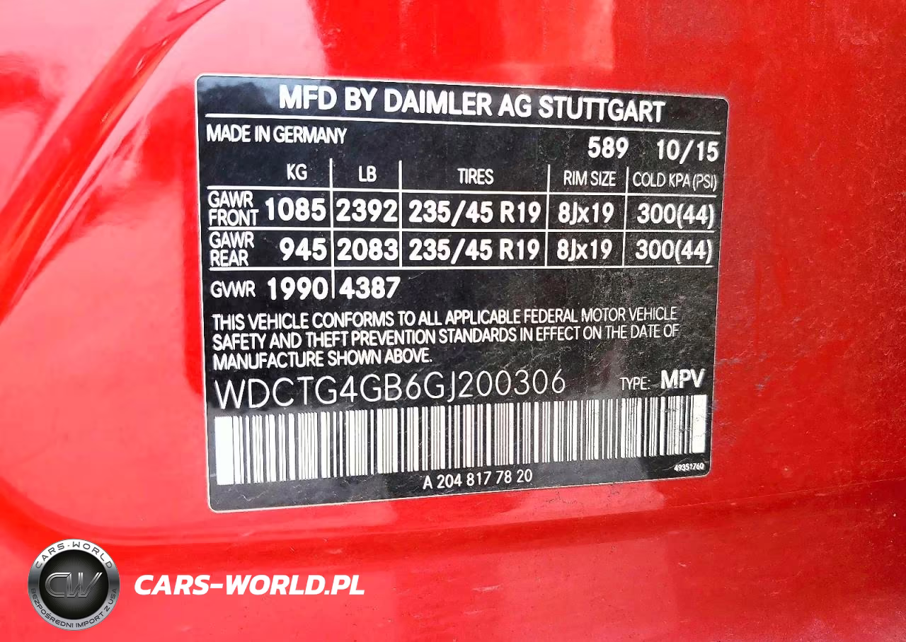 2016 Mercedes-Benz Gla 250 4Matic VIN:WDCTG4GB6GJ200306 - 13