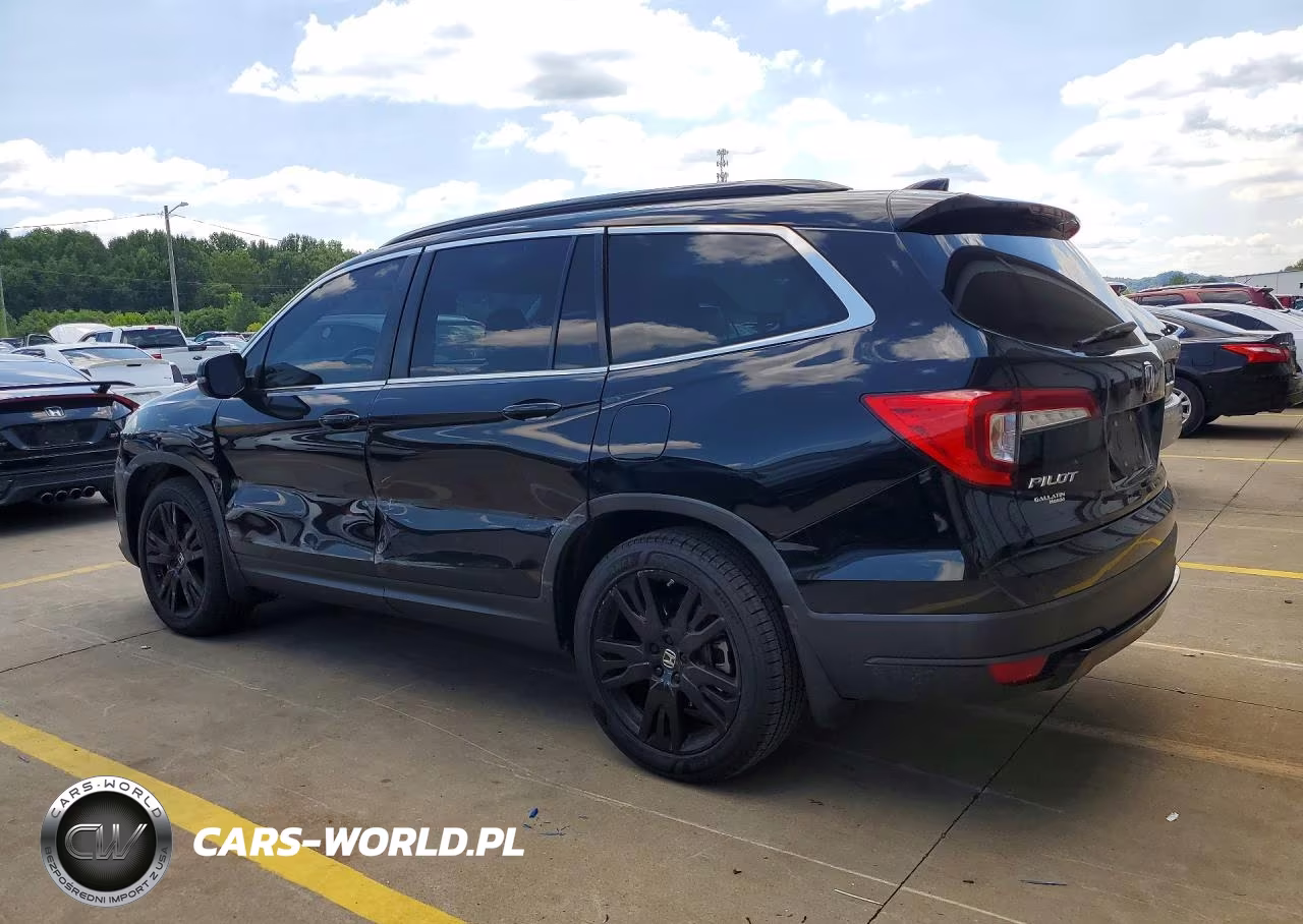 2021 Honda Pilot Se VIN:5FNYF5H20MB022141 - 2