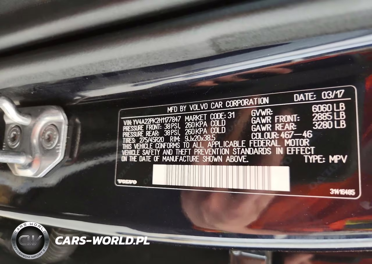 2017 Volvo Xc90 T6 VIN:YV4A22PK2H1177847 - 13