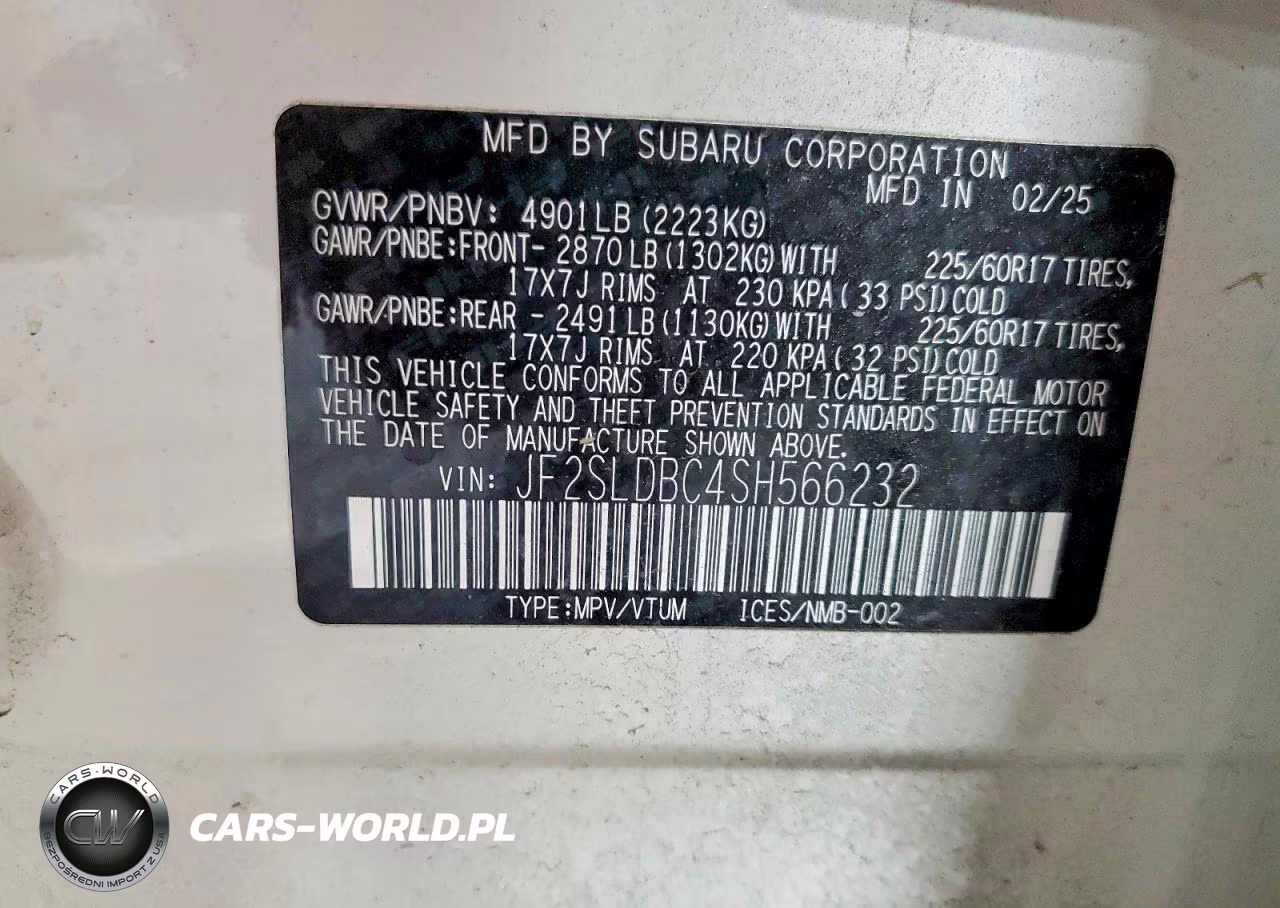 2025 Subaru Forester Premium VIN:JF2SLDBC4SH566232 - 13
