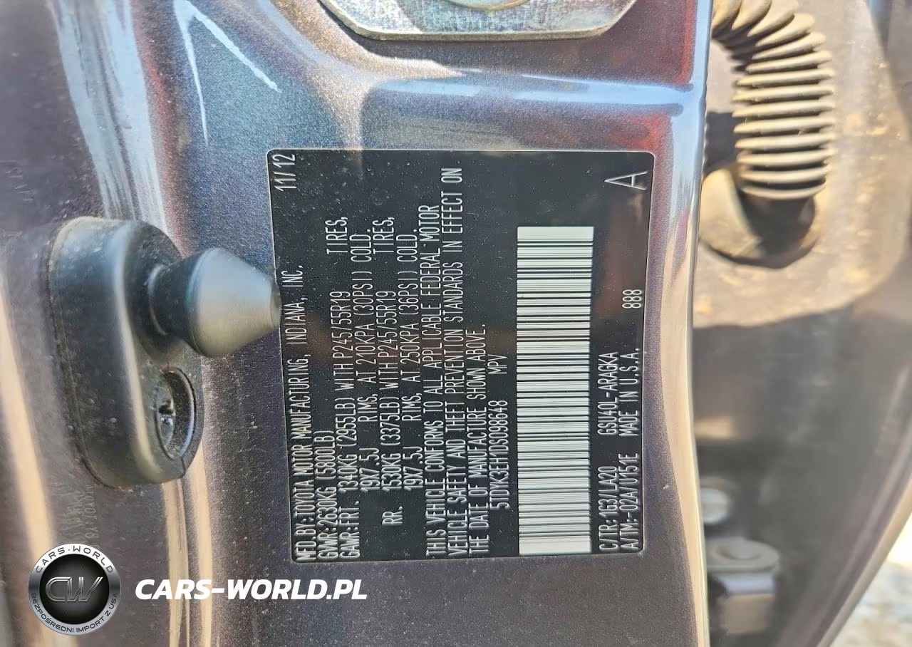 2013 Toyota Highlander Limited VIN:5TDYK3EH1DS098648 - 14