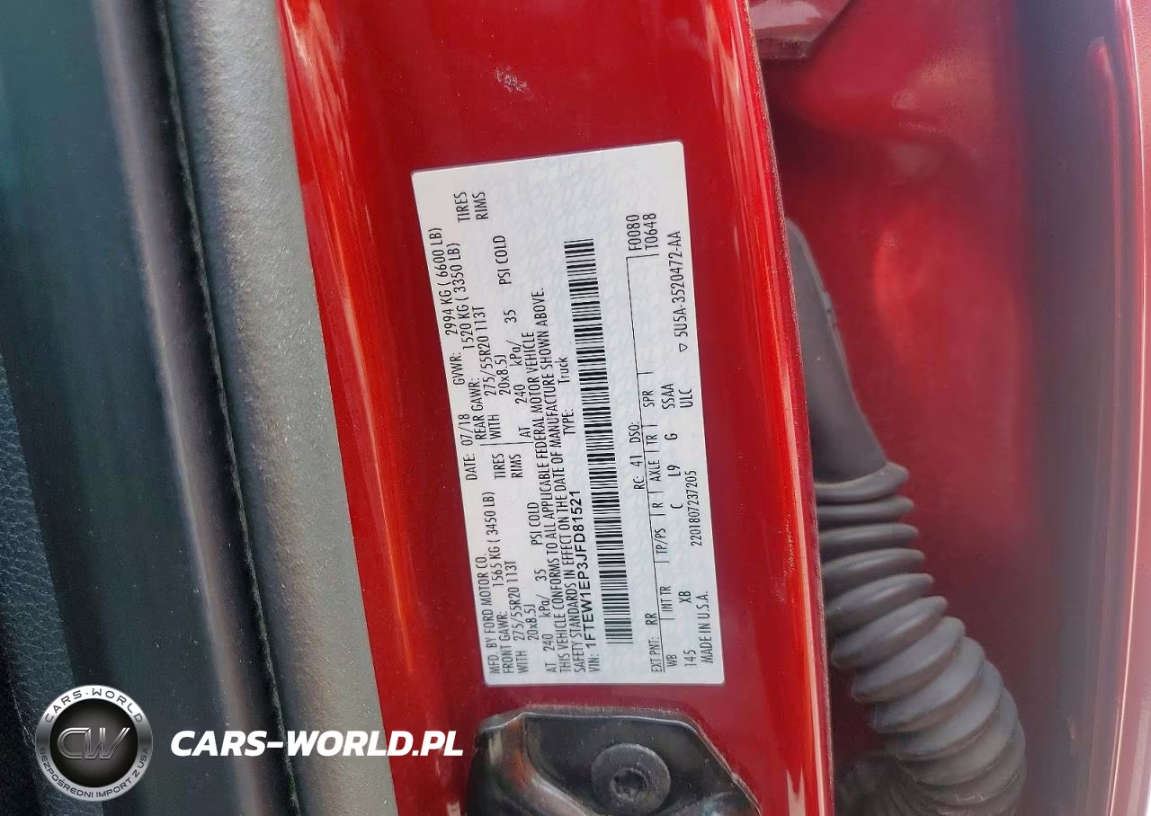 2018 Ford F150 Supercrew VIN:1FTEW1EP3JFD81521 - 12