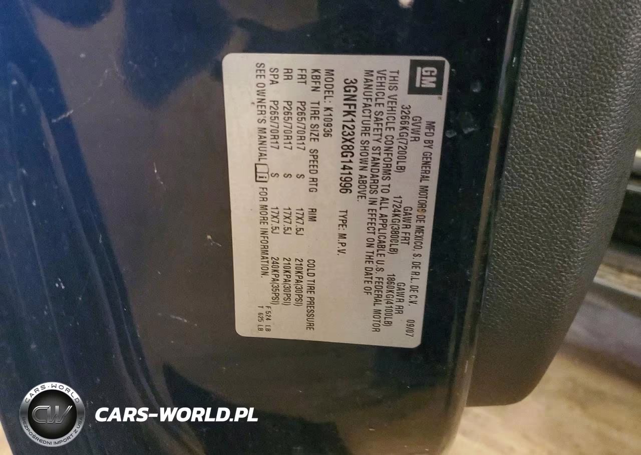 2008 Chevrolet Avalanche K1500 VIN:3GNFK123X8G141996 - 13