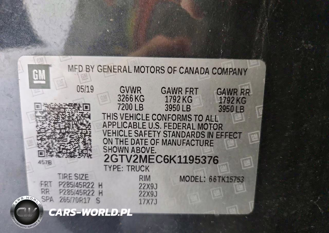 2019 GMC Sierra Limited K1500 Sle VIN:2GTV2MEC6K1195376 - 13
