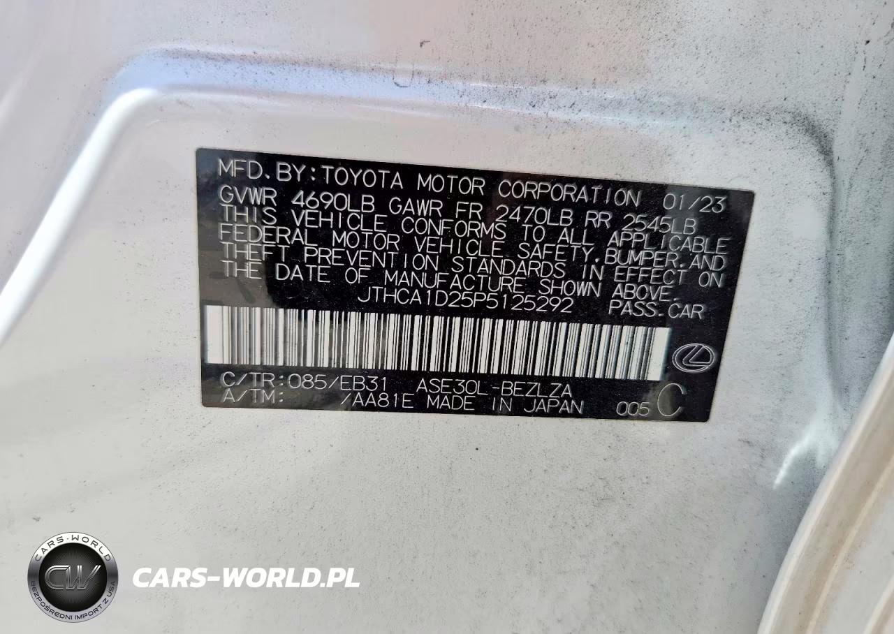 2023 Lexus Is 300 VIN:JTHCA1D25P5125292 - 13