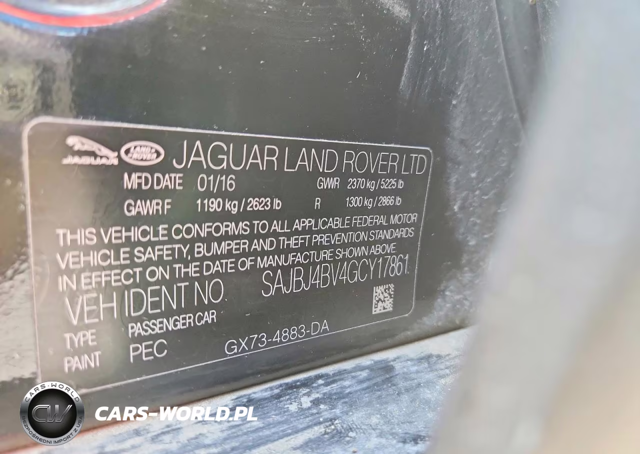 2016 Jaguar Xf Premium VIN:SAJBJ4BV4GCY17861 - 12