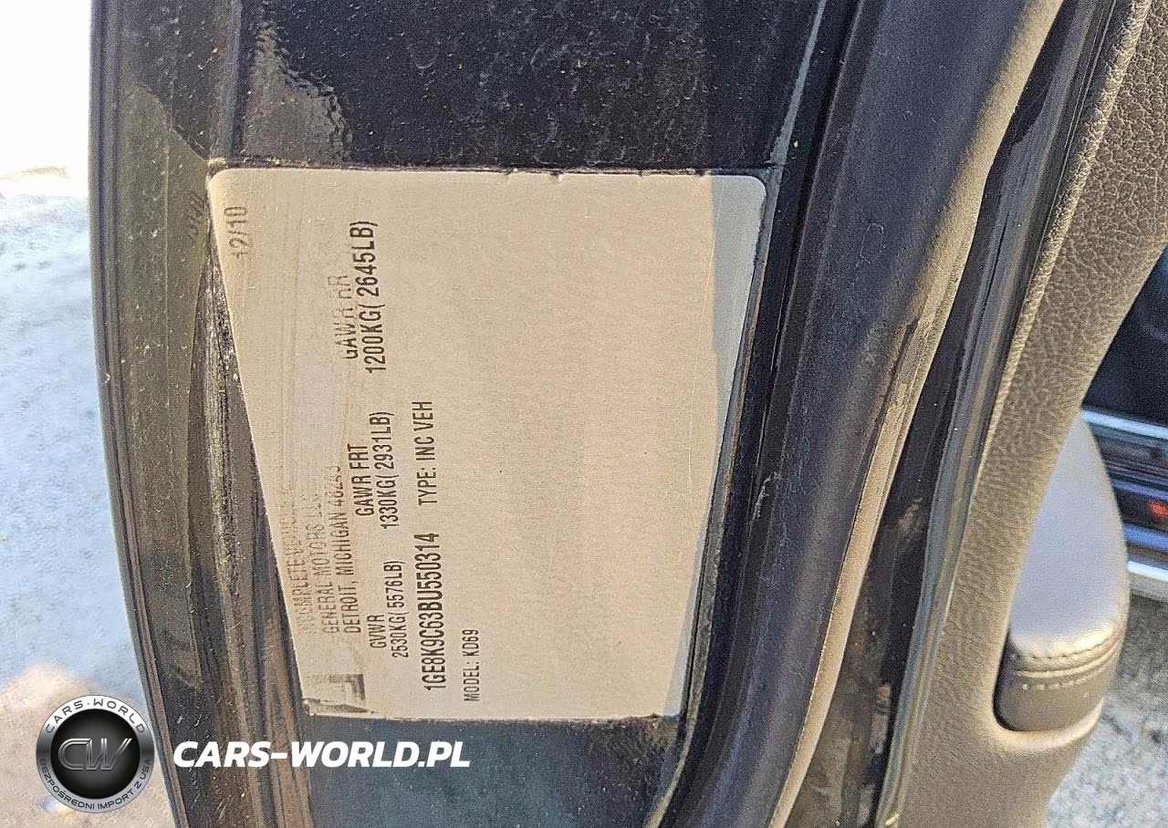 2011 Cadillac Professional Chassis VIN:1GE8K9C63BU550314 - 12