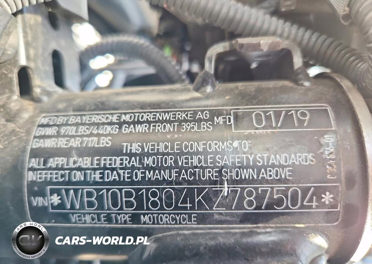 2019 BMW F 750 Gs VIN:WB10B1804KZ787504 - 9