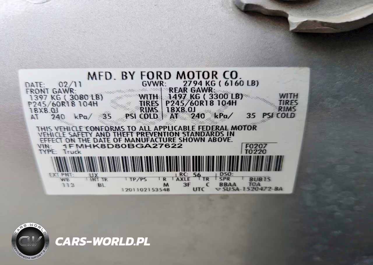 2011 Ford Explorer Xlt VIN:1FMHK8D80BGA27622 - 13