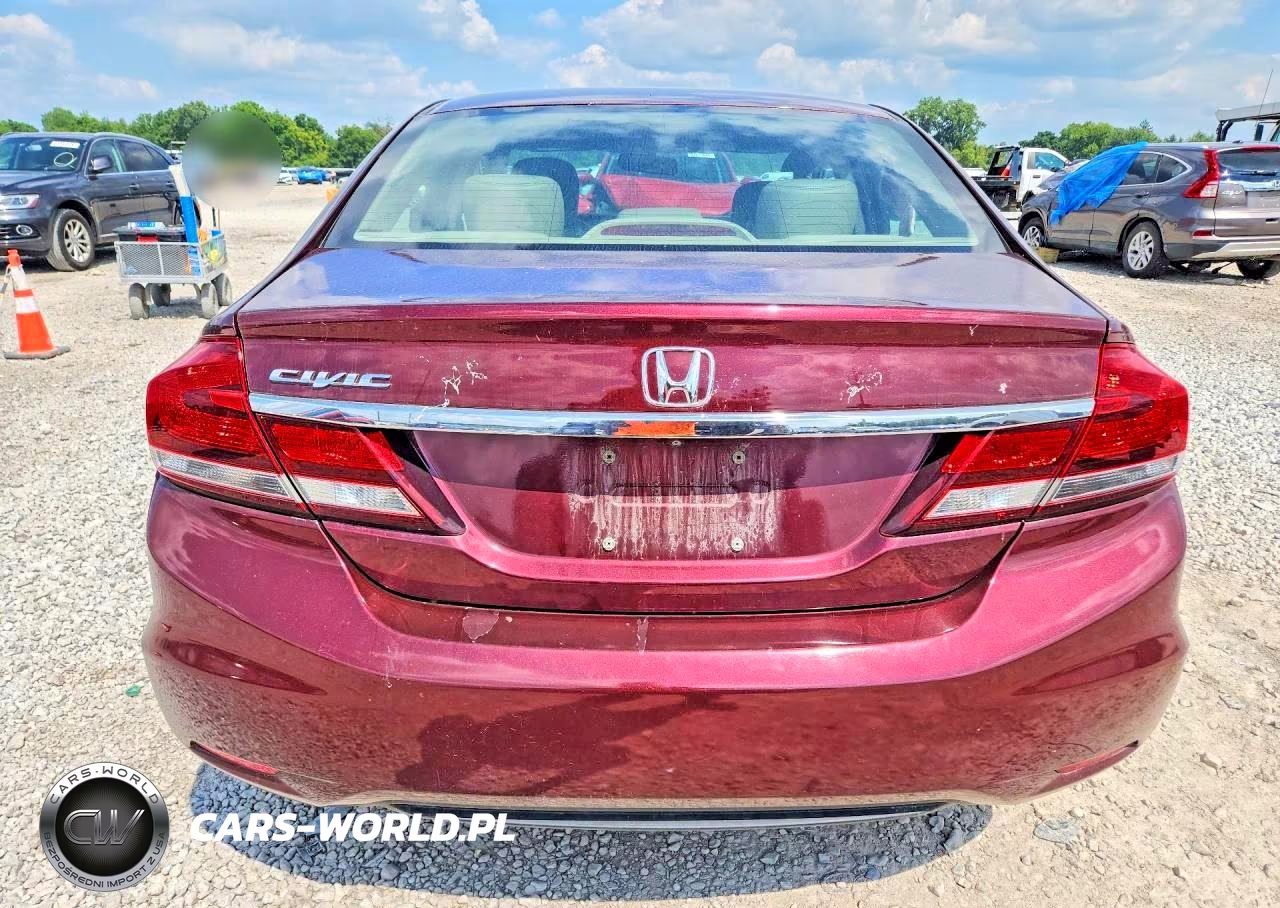 2013 Honda Civic Exl VIN:19XFB2F90DE008070 - 6