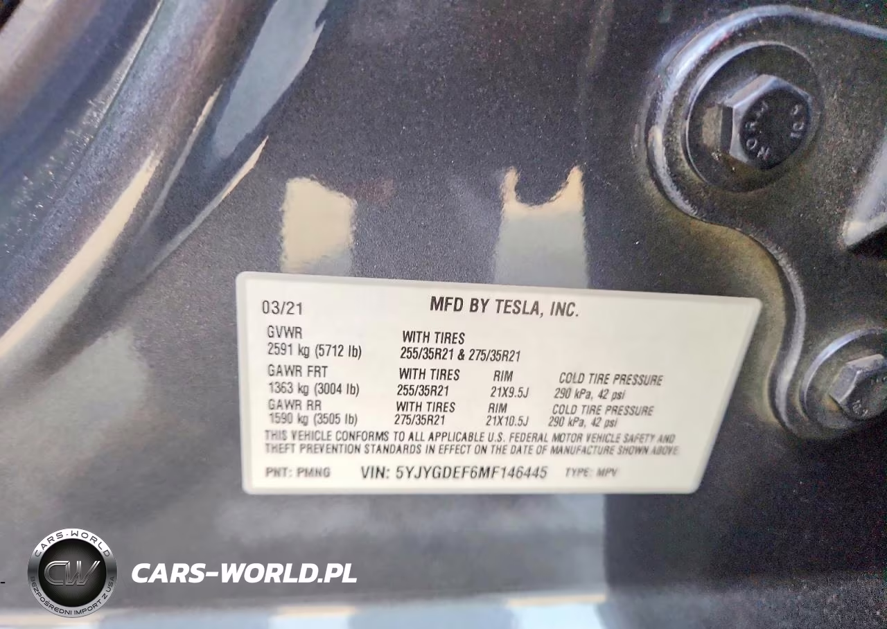 2021 Tesla Model Y VIN:5YJYGDEF6MF146445 - 13