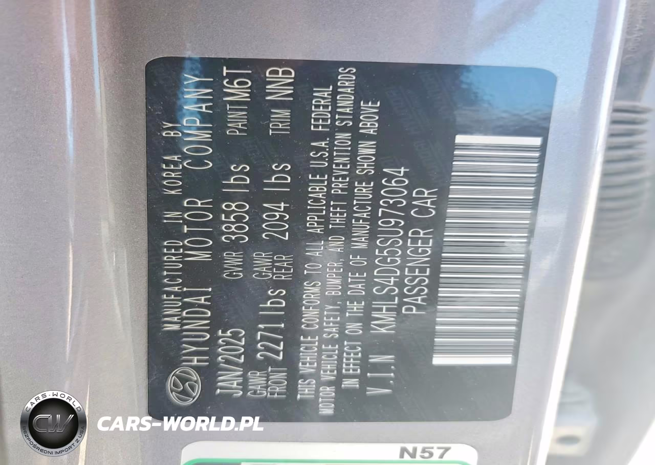 2025 Hyundai Elantra Sel VIN:KMHLS4DG5SU973064 - 12