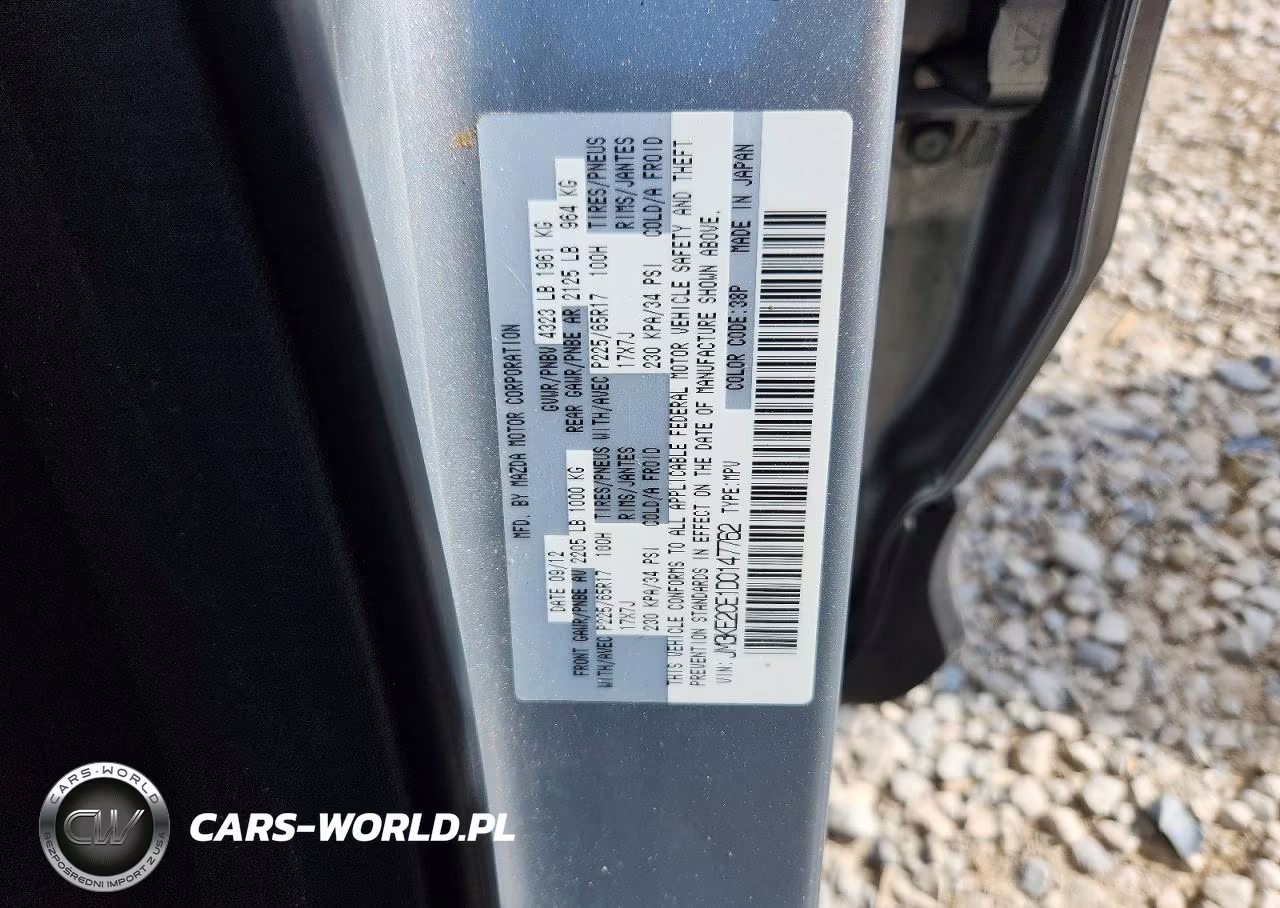2013 Mazda Cx-5 Touring VIN:JM3KE2CE1D0147762 - 12