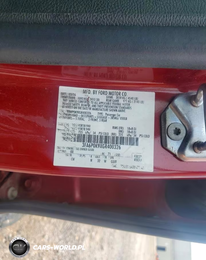 2016 Ford Fusion Titanium VIN:3FA6P0K9XGR400326 - 12
