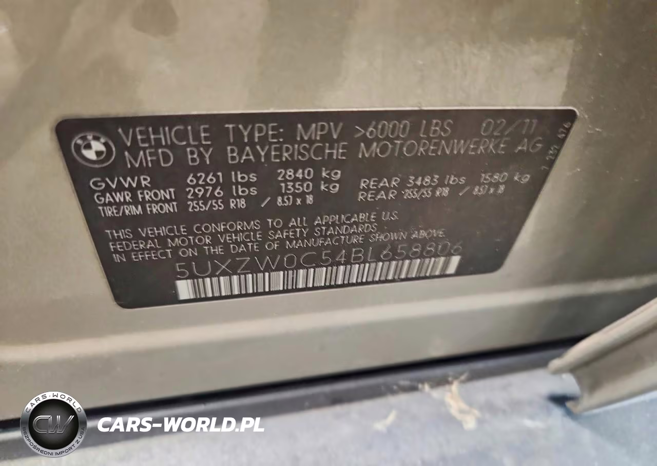 2011 BMW X5 xDrive35D VIN:5UXZW0C54BL658806 - 13